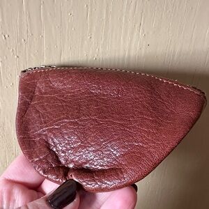 Brown Leather Coin Purse